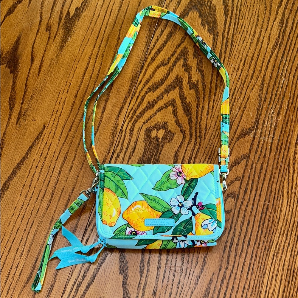 Vera Bradley 3 in 1 Lemon Crossbody Bag